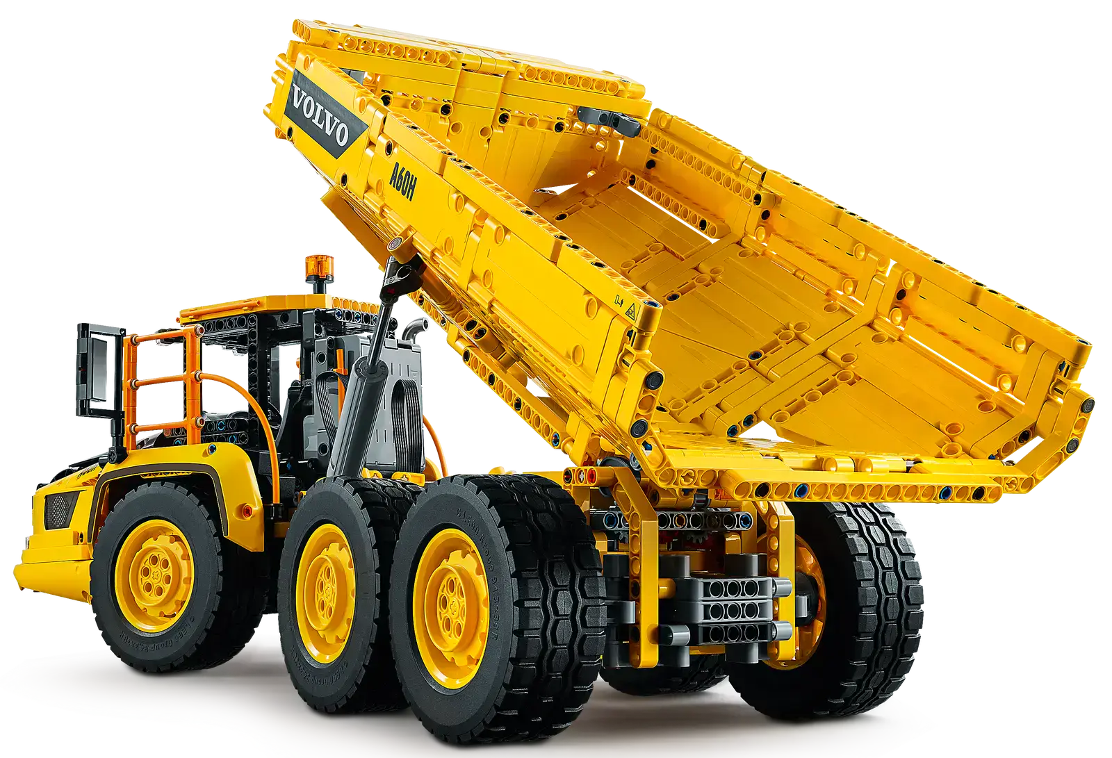Блочный конструктор LEGO Technic Cамосвал 6x6 Volvo (42114) на дистанционном управлении